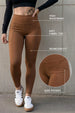 Chocolate Plain 2 Pocket Skin Fit Legging