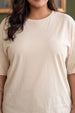 Swanwhite Plain Plus Size Oversized T-shirt