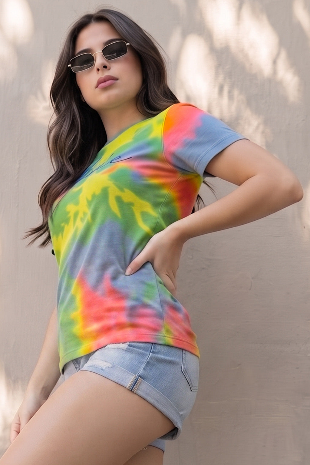Babe Multicolor Regular Fit Graphic T-Shirt