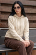 Marshmallow Plain Spun Regular Fit Hoodie