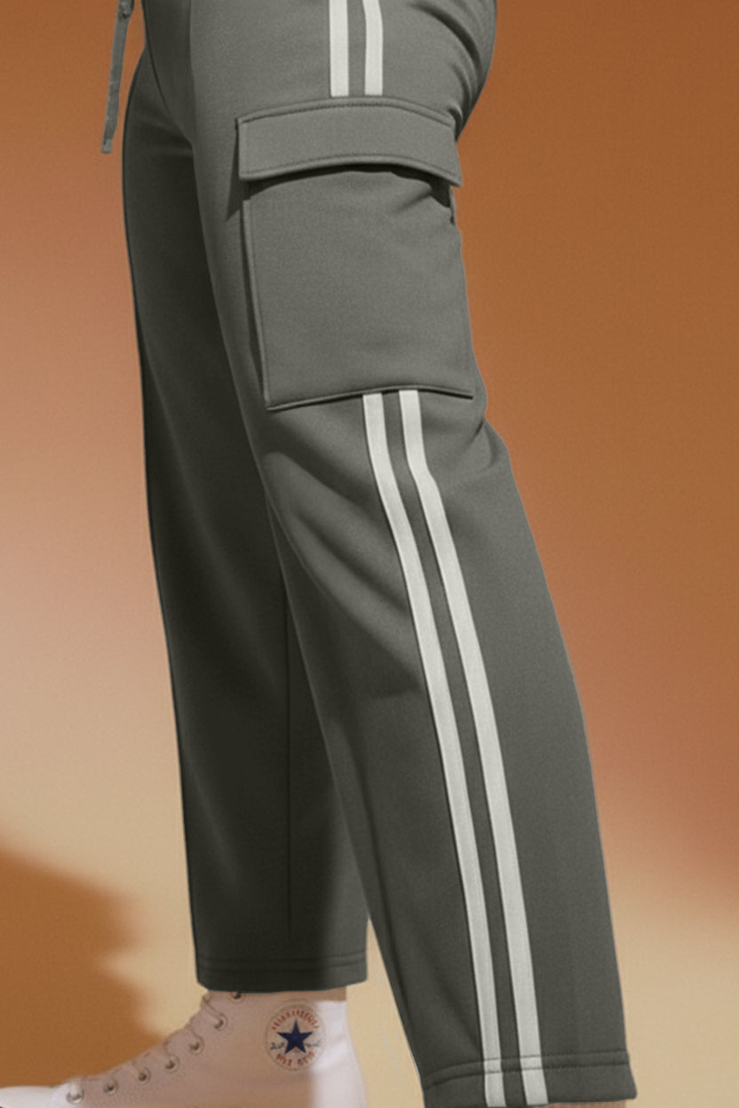 Grey Street line Oversized 4 Pocket Knitted Cargo Jogger