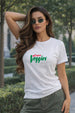 Veggies White Printed Regular Fit T-Shirt