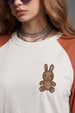Teddy White Oversized Graphic T-Shirt