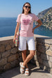I'm In Love Rosewater Printed Regular Fit T-Shirt