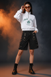Premium White Zipper Sweatshirt