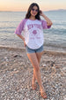 New York White Oversized Graphic T-Shirt