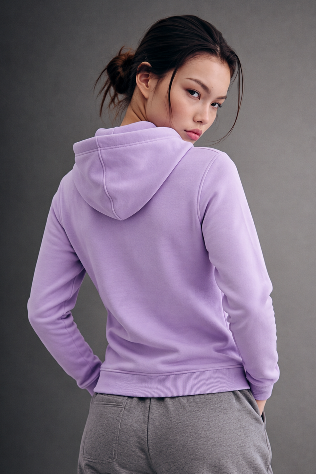 Stay Weird Lilac Regular Fit Hoodie