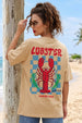 Lobster Swanwhite Oversized Printed T-Shirt