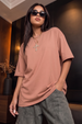 Cork Plain Oversized T-Shirt