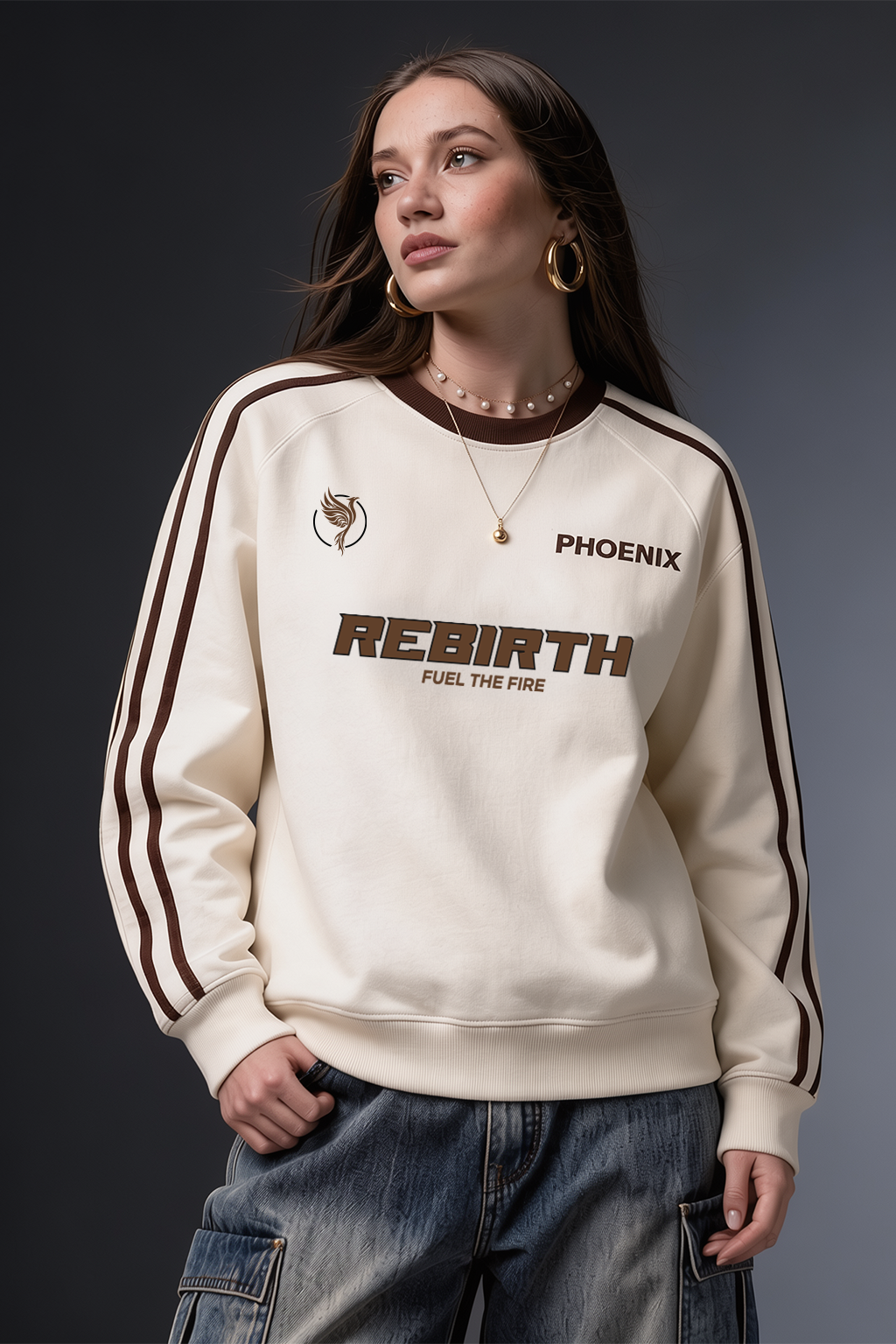 Phoenix Rebirth Oversized Sweatshirt