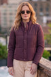BURGUNDY LUXE PUFFER JACKET