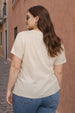 Just Girl Swanwhite Plus Size Printed T-shirt