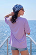 Lilac Plain Oversized T-Shirt