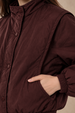 STAND COLLAR WINE JACKET