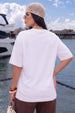 White Plain Oversized T-Shirt