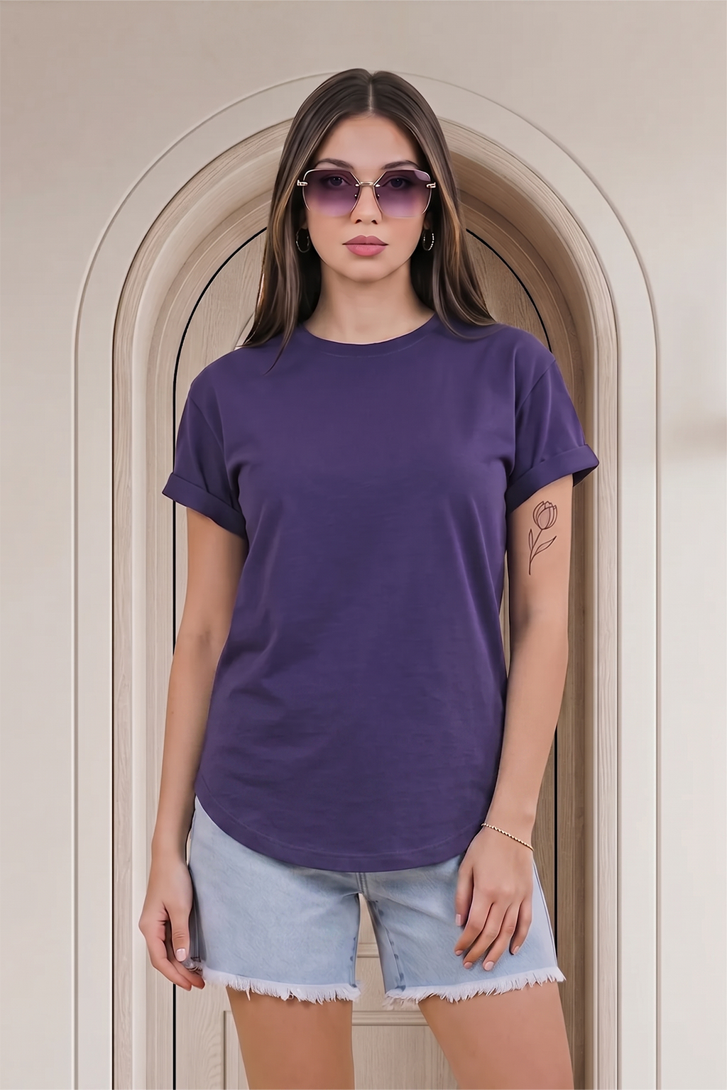 Future Dusk  Plain Boyfriend Fit T-Shirt