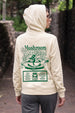 Mushroom Graphic Printed Marshmallow Regular Fit Hoodie