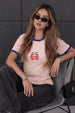 Oh Crab  Rosewater Printed Regular Fit T-Shirt