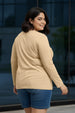 Swanwhite Plain Full Sleeve Plus Size T-shirt