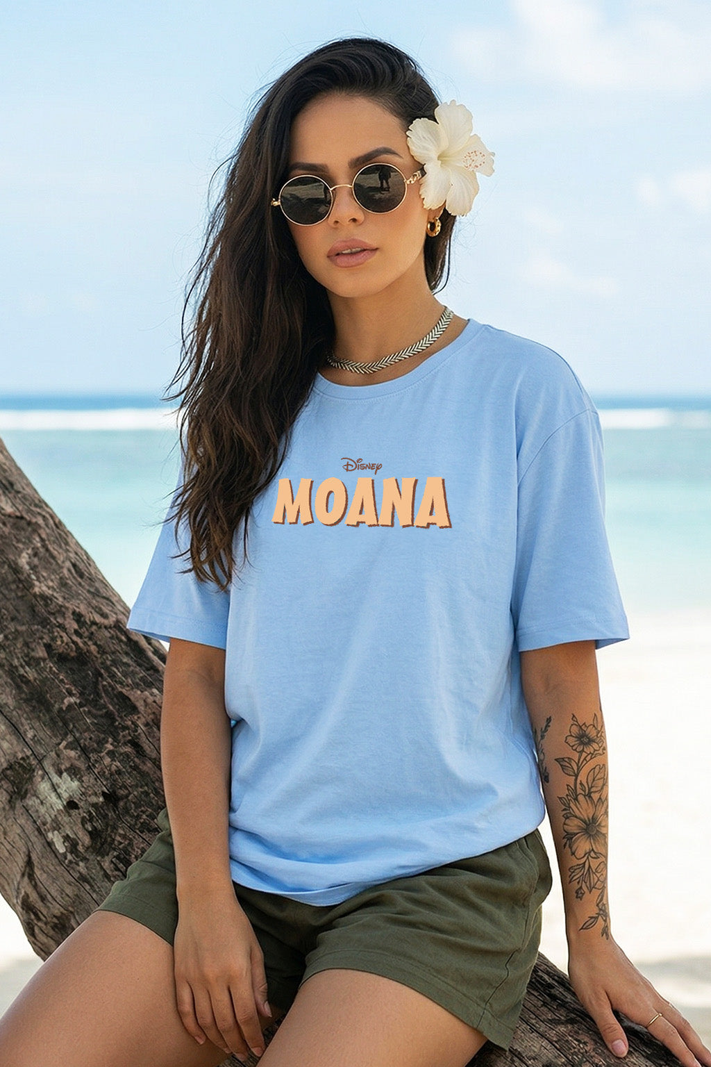 Adventure Moana Dutch Canal Oversized Fit Graphic T-Shirt