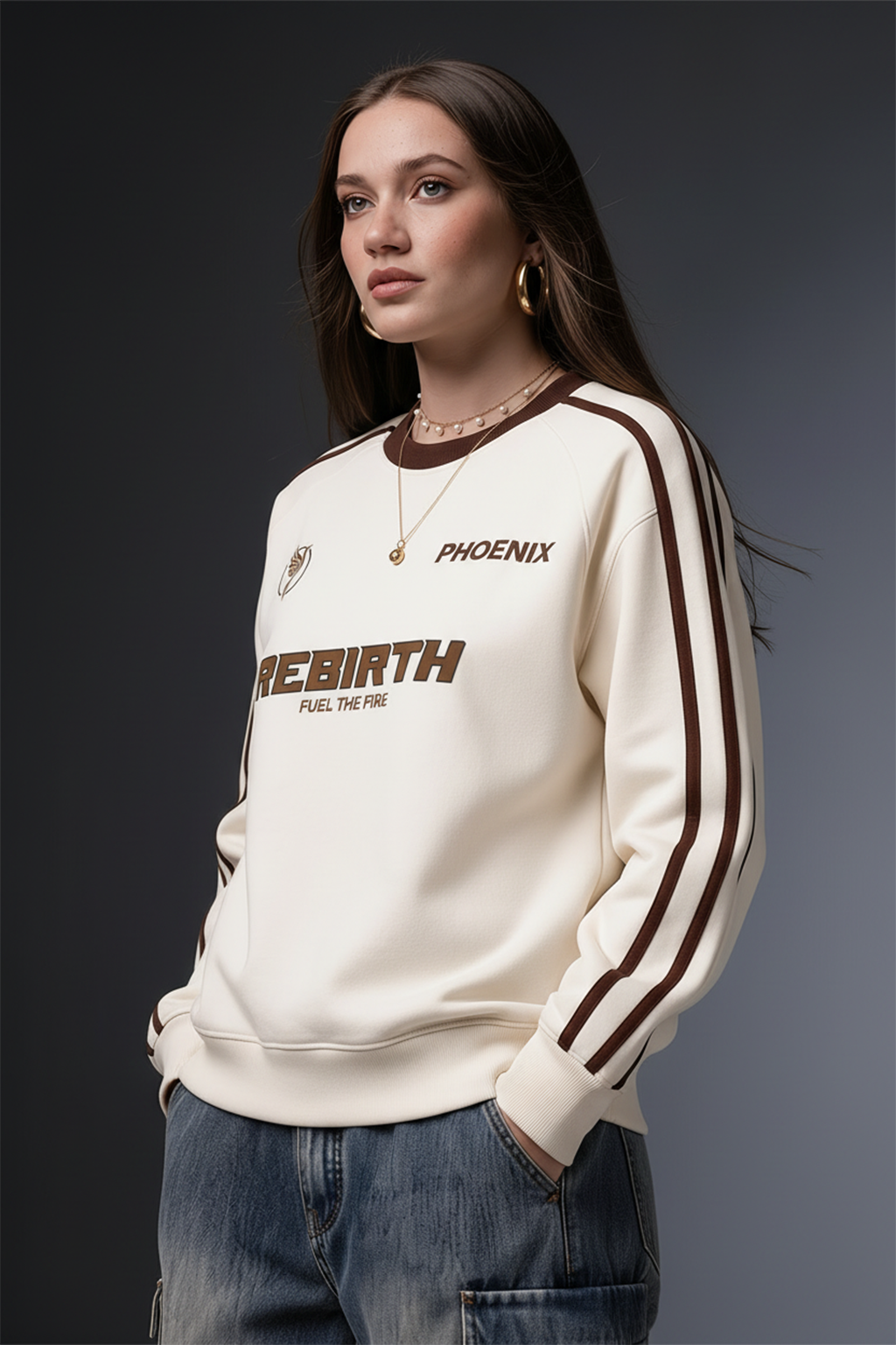 Phoenix Rebirth Oversized Sweatshirt