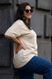 Swanwhite Plain Plus Size Oversized T-shirt