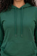 Green Plain Spun Regular Fit Hoodie