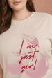 Just Girl Swanwhite Plus Size Printed T-shirt