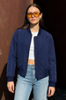 EVERYDAY NAVY BLUE BOMBER JACKET