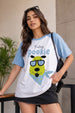Feeling Pookie White Oversized Graphic T-Shirt