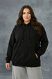 BLACK PLUS SIZE HOODIE