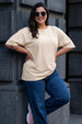 Swanwhite Plain Plus Size Oversized T-shirt