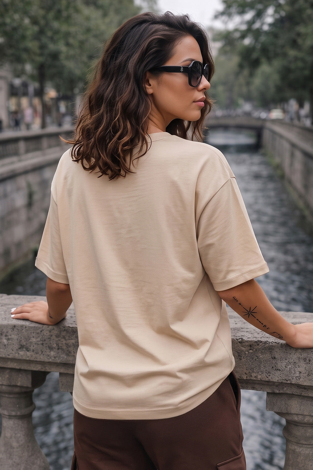 Pasta Swanwhite Oversized Graphic T-Shirt