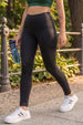 Black Plain 2 Pocket Skin Fit Legging