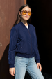 EVERYDAY NAVY BLUE BOMBER JACKET