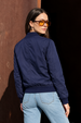 EVERYDAY NAVY BLUE BOMBER JACKET