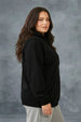 BLACK PLUS SIZE HOODIE