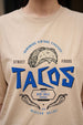 Tacos Swanwhite Oversized Graphic T-Shirt