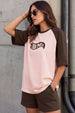 Hot Mess Brown Oversized Graphic Printed T-Shirt