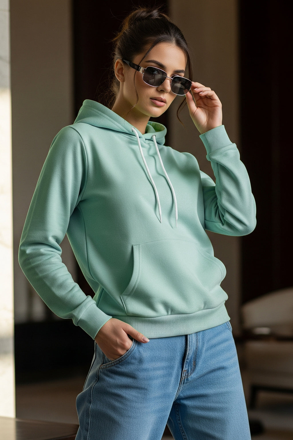 Plain Pista Regular Fit Hoodie