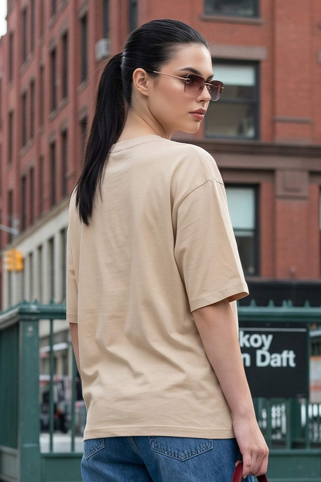 Tacos Swanwhite Oversized Graphic T-Shirt