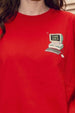 Game Over Red Oversized Fit Graphic T-Shirt
