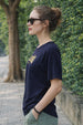 California Navy Oversized Typographic T-Shirt