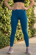 Royal Blue Regular Fit Plain Legging