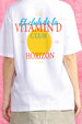 Vitamin D White Graphic Printed Oversized T-Shirt
