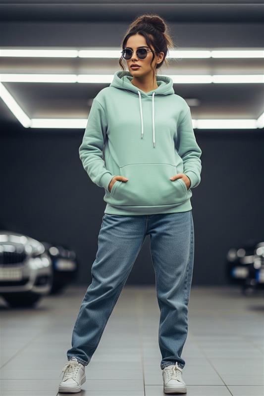 Plain Pista Regular Fit Hoodie