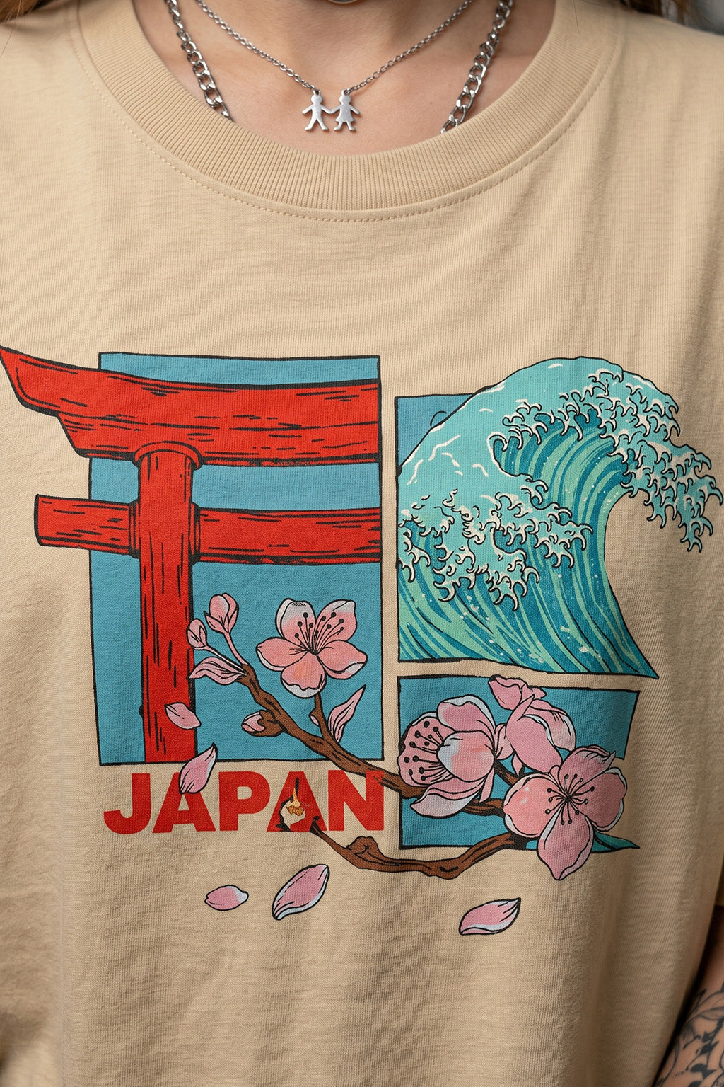 Japan Swanwhite Oversized Graphic T-Shirt