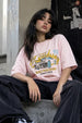 Street Race Rose Water Oversized Graphic T-Shirt