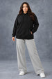 BLACK PLUS SIZE HOODIE