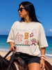 Pasta Swanwhite Oversized Graphic T-Shirt